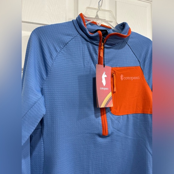 Cotopaxi Women's Medium Otero Fleece Half-Zip Pullover Lupine Blue NWT - Picture 2 of 8